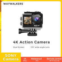 Экшн-камера Sony с ЖК-дисплеем 2,0 дюйма, 4K, 60 кадров/с, 20 МП 2024 - купить недорого