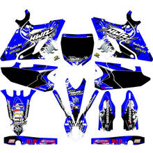 Conjunto completo de adesivos de 3m, motocross, yz125/250, planos de fundo, decalques gráficos, yamaha, yz125, yz250, 2015, 2016, 2017, 2018, 2019 2024 - compre barato