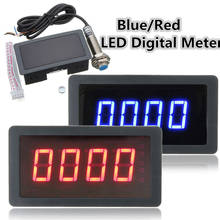 4 tacômetro digital portátil de alta qualidade, útil, medidor de velocidade do tacômetro rpm + sensor de comutação de proximidade npn azul/vermelho #291434 2024 - compre barato