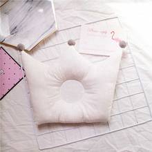 Travesseiro modelador para bebês, travesseiro de cabeça plana, coroa floral, almofadas de cama para recém-nascidos, meninos, meninas, apoio para o pescoço, posicionador de sono 2024 - compre barato