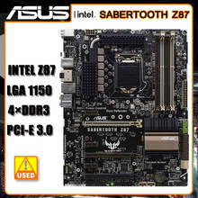 Десктопная Материнская плата Asus SABERTOOTH Z87 LGA 1150 Intel Z87 DDR3 32 Гб Поддержка процессоров Corei7i5i3 PCI-E 3,0 USB3.0 Z87 материнская плата 2024 - купить недорого