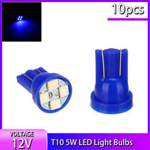 Новое поступление 10 шт. T10 W5W 194 2825 4SMD Светодиодная лампа для приборной панели 2024 - купить недорого