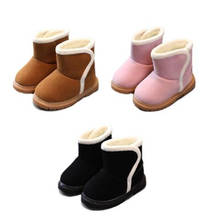 2022 nova moda crianças botas casuais do bebê meninos meninas neve martin botas crianças tênis de corrida marca esporte branco 2024 - compre barato