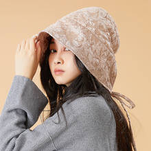 OhSunny-Sombrero de cubo con estampado en relieve para mujer, gorro de ala grande, antiestático, cálido, para el Sol, para viajes y deportes al aire libre 2024 - compra barato