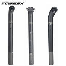 TOSEEK Matte UD Carbon Fiber Cycling Parts Bike Seatpost Bicycle Seat Post Angle 5 / 25 Degree 27.2mm 30.8mm 31.6mm 2024 - buy cheap