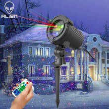 Подвижный статический лазерный проектор для рождественской елки с красными, зелеными и синими точками 2024 - купить недорого