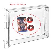 Funda protectora transparente para caja de juego de NGC Gamecube, protectores de caja de DVD de disco Dual, versión japonesa, 50 Uds. 2024 - compra barato