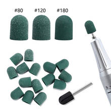 Tapas de lijado para manicura y pedicura, accesorios para el cuidado de las uñas, 80/120/180/240 #13*19mm, 50 piezas 2024 - compra barato