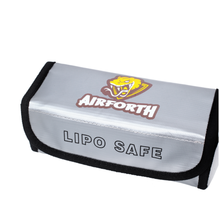AIRFORTH 185x75x60mm Portable Fireproof Explosion-Proof Safety Lipo Battery Bag for RC Vehicle Airplane Helicopter Batteries DIY 2024 - купить недорого