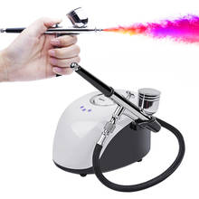 2cc/7cc Cup Dual Action 0.2mm Nozzle Airbrush Kit Compressor With Paint Spray Gun For Nail Art Make Up Air-brush 2024 - купить недорого