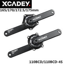 2021 novo modelo xcadey crankset medidor de potência cárter 110bcd 110bcd-4s 4h 5h 144bcd hollowtech para bicicleta de estrada 2024 - compre barato