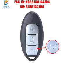 Keyecu s180144104 chave remota inteligente para nissan, x-trail xtrail qashqai 2014 2015 2016 2017 433.92, chave para carro mhz 4a fcc id: kr5s180144104 2024 - compre barato