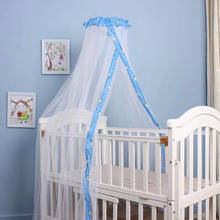 Baby Infant Crib Bed Lace Trim Mosquito Net Dome Canopy 2024 - buy cheap