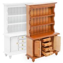 Odoria 1:12 Miniature Furniture Wooden Table Desk Cabinet Cupboard Closet Bookcase Shelf Dollhouse Accessories Doll House Decor 2024 - buy cheap