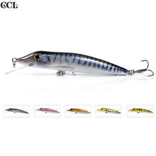 12.5cm 13g Hard Jerkbait Minnow Fishing Lure Floating Wobbler Lures #6 Treble Hooks For Ocean Rivers 3D Eyes Pike 2024 - buy cheap