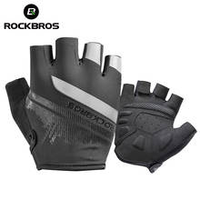 ROCKBROS Cycling Gloves Half Finger Shockproof Wear Resistant Breathable MTB Road Bicycle Gloves Men Women Sports Bike Equipment 2024 - buy cheap
