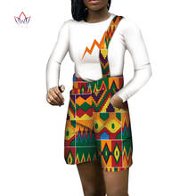 Dashiki-pantalones cortos estampados de estilo africano para mujer, ropa de mujer africana tradicional, con cinturón de cintura alta, WY4509 2024 - compra barato