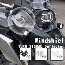 Acessórios de motocicleta para bmw, r1250gs lc adv f750gs f850gs r1200gs, para-brisa, defletor do vento com suporte 2024 - compre barato