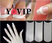 Hot Sales High Quality 1pack/48PCS DIY Line Tips White French Manicure Strip Nail Art Form Fringe Guides Sticker  2024 - buy cheap