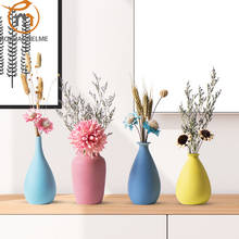 Современная керамическая ваза для высушенных цветов, модель для дома в скандинавском стиле для гостиной, украшение для дома 2024 - купить недорого