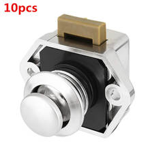 10pcs  Car Push Lock Diameter 20mm RV Caravan Boat Motor Home Cabinet Drawer Latch Button Locks For Furniture Hardware 2024 - buy cheap