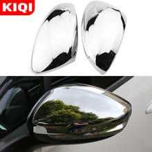 Kiqi-capa cromada para espelho retrovisor, acessório para veículos peugeot 308, 308s, 2014 a 2019 2024 - compre barato