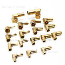 Brass Hose Barb Fitting Elbow 6mm 8mm 10mm 12mm 16mm To 1/4 1/8 1/2 3/8" BSP Male Thread Barbed Coupling Connector Joint Adapter 2024 - buy cheap
