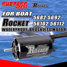 SURPASS HOBBY ROCKET 5682 5692 56102 56112 Rc Motor Waterproof Brushless Motor for RC Boat Car Traxxas Blast Feilun FT012 Scx24 2024 - compre barato