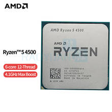 Procesador de CPU AMD Ryzen 5 4500 R5 4500 3,6 GHz 6-Core 12-Thread 7NM L3 = 8M 100-000000644 Socket AM4 2024 - compra barato