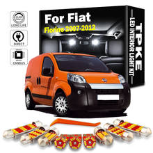 Tpke-kit de lâmpadas led canbus para fiat fiorino, 5 peças, luz de leitura, dentro da cúpula, 2007, 2008, 2009, 2010, 2011, 2012 2024 - compre barato