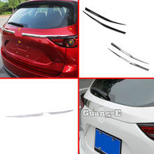 Car Sticker Stainless Steel Rear Door Tailgate Frame Plate Trim Lamp Trunk For Mazda CX-5 CX5 2017 2018 2019 2020 2021 2022 2024 - buy cheap