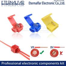 5V-220V Line Connector 10-24A Terminal Joint Blue Red Quick Connection Clip Wire Crimp Splitter Lip Break Clamp Soft Distributor 2024 - buy cheap