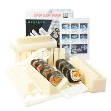 Moldes para sushi japonês, kit completo para sushi, kit para enrolar sushi 2024 - compre barato