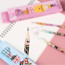 8pack/lot cartoon design HB Rubber Head Pencils school Writing Supplies Stationery 2024 - buy cheap