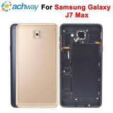 Capa de bateria metálica para samsung galaxy, 5.7 ", j7 max g615, traseira, g615, capa de carcaça para samsung j7 max 2024 - compre barato