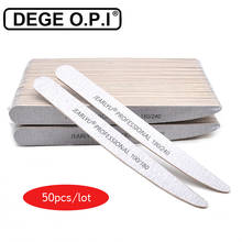 50Pcs/Lot Wooden Sanding Nail Files For Manicure 100/180/240 Strong Sandpaper Nails File Sanding Professional Nails Salon Tools 2024 - buy cheap