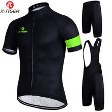 X-Tiger Summer Cycling Jersey Set Men Short Sleeve shirt Bike Bib Shorts MTB Bike Clothes Breathable Cycling Clothing Sets 2024 - buy cheap