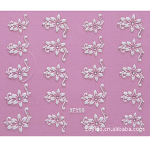 Waterproof Water Transfer Nails Art Sticker Fshion 3D Flower Design Girl And Women Manicure Tools Nail Decoration Decals XF150 2024 - buy cheap