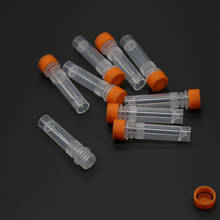 20PCS laboratory tube with silicone gasket plastic transparent tube sample storage container centrifuge tube without scale 1.5ML 2024 - buy cheap