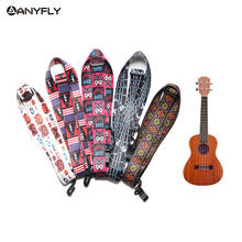 Correias de ukulele de nylon de alta qualidade, cinto de ukulele com gancho preto 2024 - compre barato