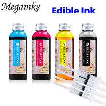 5 option 100ML Edible Ink for Canon &All Brand Coffee Art Latte Printer Machine Printing On Cake Drink Rice Rose Flower Food Ink 2024 - buy cheap