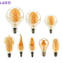 T45 ST64 G80 G95 G125 T225 Spiral Light LED Filament Bulb 4W 2200K Retro Vintage Lamps Decorative Lighting Dimmable Edison Lamp 2024 - buy cheap
