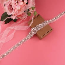 Women's Belts Crystal Wedding Belts Rhinestone Belts Party Dinner Dress Belts Bridal Belts Wedding Accessories 2024 - buy cheap