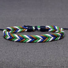 Handmade Simple Rope Knot Bracelet Waterproof Woven Wax Thread Wrap Bracelet Friendship Bracelet for Men and Women 2024 - buy cheap
