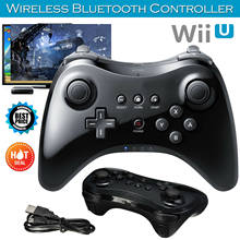 Беспроводной bluetooth-контроллер для Wii U Pro, USB классический двойной аналоговый пульт дистанционного управления для Wii u Pro U геймпад 2024 - купить недорого