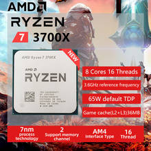 Процессор AMD Ryzen 7 3700X, 16-поточный процессор, 3,6 ГГц, 65 Вт, 7 нм, L3 = 32 Мб, 100-000000071, разъем AM4 2024 - купить недорого