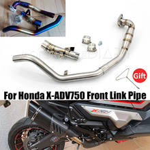 For Honda X-ADV750 X ADV750 ADV 750 Motorcycle Exhaust Slip-On System Front Middle Link Pipe Pit Bike Elbow Modified Escape Moto 2024 - buy cheap