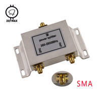 ZQTMAX-Divisor de potencia SMA de 2 vías, 380 ~ 2500MHz, para amplificador de señal móvil, repetidor 2g, 3g, 4g, cable de tv, walkie-talkie 2024 - compra barato