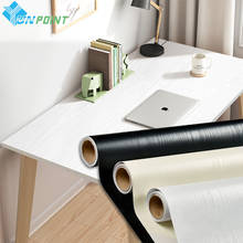Self-Adhesive Wood Wallpaper White PVC Waterproof Decorative Film Kitchen Cabinet Bedroom Wardrobe Furniture Renovation Stickers 2024 - купить недорого