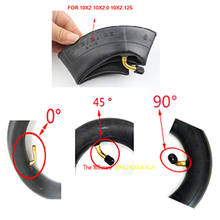 Câmara de ar para bicicleta triciclo, alta qualidade, 10 unidades, 10x2 10x2.125, pneu, scooter elétrica, 3 rodas 2024 - compre barato